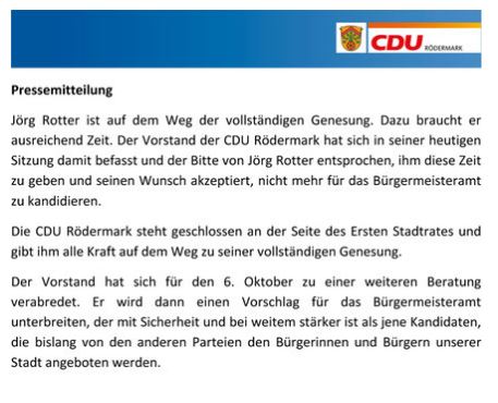 Wählt CDU. Alles andere ist schechter
